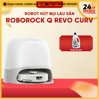 Robot hút bụi lau nhà Roborock Q Revo Curv – Hàng Chính Hãng