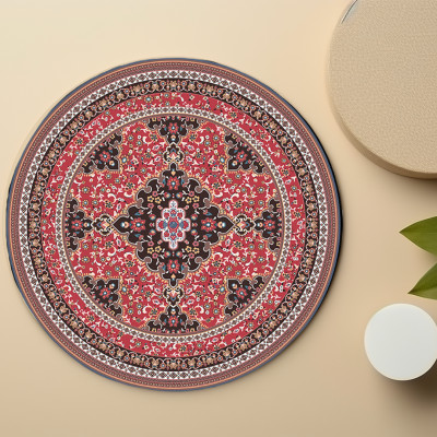 Thảm Yoga tròn cao cấp chính hãng Yvonne, Enchanted Garden (TẶNG KÈM 3 PHẦN QUÀ) dày 2,5mm, chất liệu cao su, bề mặt BÁM - NHÁM chống trơn trượt, thấm hút mồ hôi, kèm túi đựng thảm và dây buộc thảm, dễ vệ sinh thảm, thảm bền đẹp, sang xịn