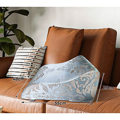 Gối kê chân chống giãn tĩnh mạch YOROKOBI cao 25cm dành cho người đau nhức chân, tiểu đường, tê bì, vọp bẻ, kiến bò, mẹ bầu phù chân tích nước - hàng thương hiệu- XANH NGỌC BÍCH