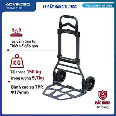 Xe Đẩy Hàng 2 Bánh Rút Gọn Advindeq TL-150C