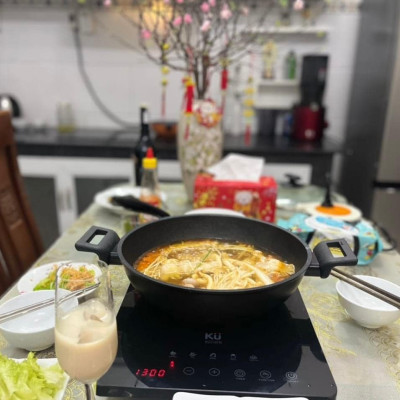 Nồi phủ kim cương DIAMANTE KUCHEN 20cm - Hàng Chính Hãng