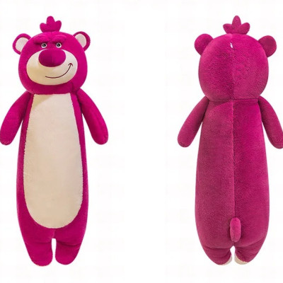 Thú nhồi bông lotso đỏ dáng dài êm mịn - Size từ 70cm đến 110cm- Quà tặng gấu dâu đậm dễ thương - Gối ôm mềm mịn cho bé.