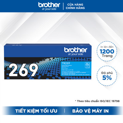[Hàng chính hãng] Hộp mực xanh TN269C cho máy in HL-L3240CDW/HL-L3280CDW/DCP-L3560CDW/MFC-L3760CDW/MFC-L8340CDW