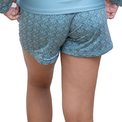 Quần bơi đùi LMcation Quinn - Xanh ngọc thổ cẩm