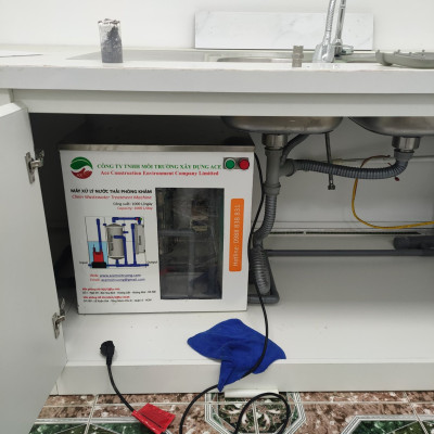 (Hàng chính hãng) Máy lọc nước thải Litero ACE1000I xử lý nước thải Phòng khám chuyên khoa da liễu Công nghệ oxy hoá bậc cao kết hợp lọc nano và than hoạt tính 1 bộ