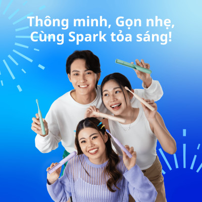 [MỚI] Bộ 2 Đầu thay thế bàn chải điện ZenyumSonic Spark - Màu Tím Lilac / Kem / Xanh Sage