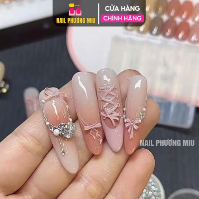 Khuôn in 3D Silicon Tạo Hình Nơ Nút Dài Ngắn 25 Mẫu To Nhỏ Làm Nail Phong Cách Tiểu Thư Điệu Đà Đáng Yêu Trang Trí Móng Nghệ Thuật