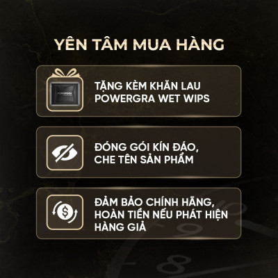 Viên uống phục hồi và tăng cường sức khỏe sinh lý nam giới Powergra Rino - Vỉ dùng thử 1 viên