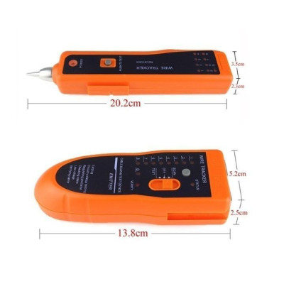Bộ test dò dây mạng âm tường chuyên nghiệp giá rẻ XQ350 đo cáp mạng RJ45 RJ11