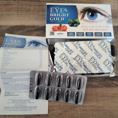 VIÊN BỔ MẮT EYES BRIGHT GOLD - GIÚP MẮT SÁNG KHỎE
