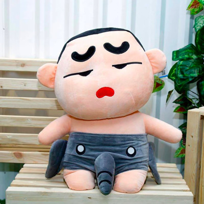 Thú nhồi bông cứ Shin mặc quần con voi - Size từ 40cm đến 80cm- Quà tặng gấu bông shin cậu bé bút chì dễ thương - Gối ôm mềm mịn cho bé.