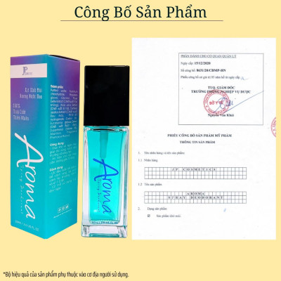 COMBO 3 Lọ Xịt Khử Mùi Toàn Thân AROMA 50ml, Giúp Ngăn Tiết Mồ Hôi, Khử Mùi Hôi Nách, Không Ố Vàng