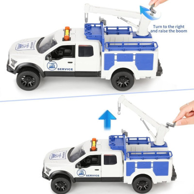 TOYSTAR - 666-86P Mô hình xe cứu hoả cứu hộ (KT 41x16x21cm)