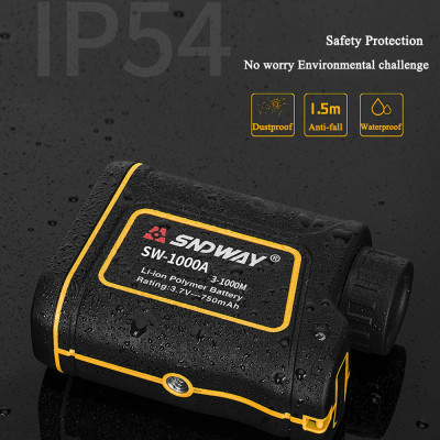 Thươc Đo Khoảng Cách Công Nghệ Laser Hình Ống Nhòm 5 Trong 1 SNDWAY SW-600A, SW-1000A, SW-1500A Sử Dụng Trong Công Nghiệp - Xây Dựng, - Du Lịch - Chơi Golf - Hàng Chính Hãng