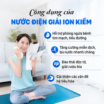 Máy Lọc Nước Điện Giải Ion Kiềm ROBOT ionMega 57 - Hàng Chính Hãng