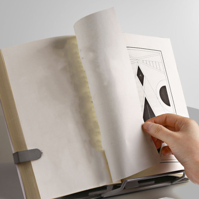 Giá Đỡ đỡ sách, đọc sách, đỡ điện thoại máy tính bảng đa năng chống cận Hợp Kim Nhôm Cao Cấp có thể điều chỉnh chiều cao. Hỗ Trợ Chống Mỏi Cổ, Vai, Gáy. Hàng Chính Hãng KitAcoom