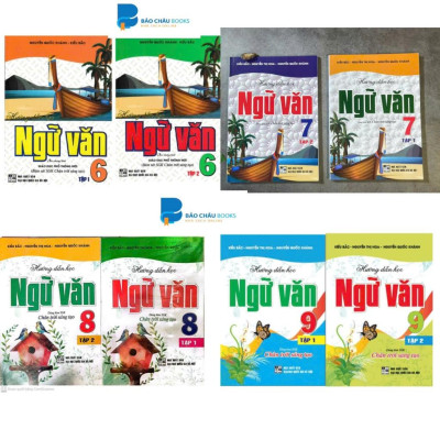 Sách - Hướng Dẫn Học Ngữ Văn 6 7 8 9 - Tập 1 + Tập 2 (Dùng Kèm SGK Chân Trời Sáng Tạo) - HA
