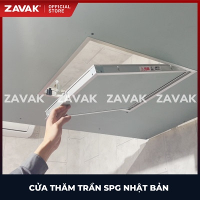 Nắp cửa thăm trần thạch cao ZAVAK SPG-68345/ 45x45cm/ màu trắng