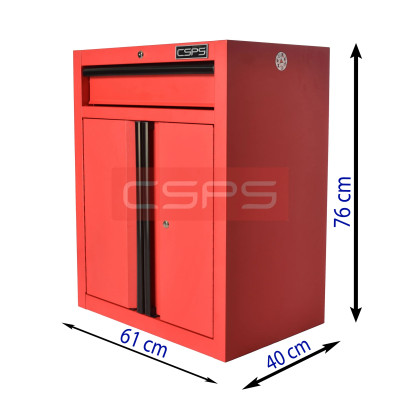 Tủ dụng cụ CSPS 61cm - 01 hộc kéo màu đỏ
