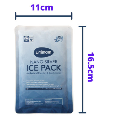 Combo 4 túi đá khô diệt khuẩn unimom tặng 5 zipper 15x20cm