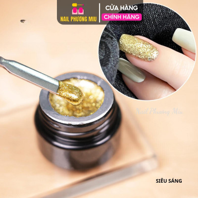 Gel Nhũ Siêu Sáng Huaxi Plantinum 7 Màu Vẽ Viền Hũ 8ml, Gel Nhũ Viền Đặc Làm Nail, Vẽ Móng Tay Chuyên Dụng  Nail Phương Miu Nữ Women
