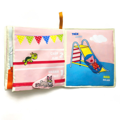 Sách vải Bé thấy gì nào? - Tương tác song ngữ cho bé học kĩ năng so sánh - Pipovietnam