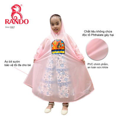ÁO MƯA TRẺ EM - BISUR KIDS TRONG MÀU