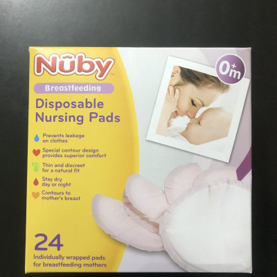 [ 4792-Nuby ] Miếng lót thấm sữa dùng một lần - hộp 24 miếng