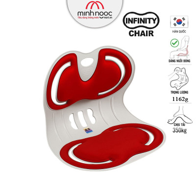 [Hàng chính hãng] Combo 3 Ghế chỉnh dáng ngồi đúng Infinity Pit Chair - Hàn Quốc. Ghế rộng phù hợp Nam, Nữ cân nặng từ 45 - 75kg. Sản phẩm nhiều màu, nhiều lựa chọn Combo cho gia đình.