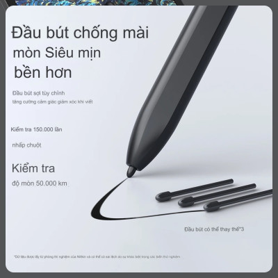 Bút cảm ứng cho Samsung galaxy Tab S6 S7 S8 S9 Plus Ultra Nillkin ISketch S3 Stylus đa năng chống tì tay, hít cạnh máy, không lo hết pin - Hàng nhập khẩu