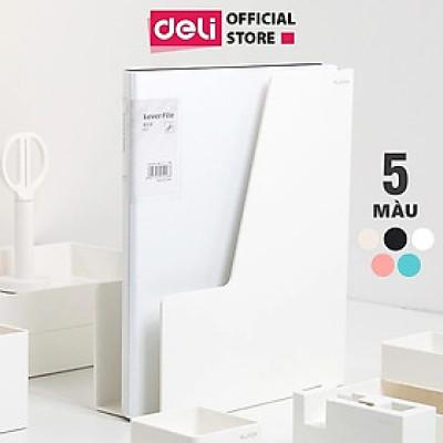 Giá Đựng Tài Liệu Cao Cấp 1 Ngăn Deli - Chất Liệu Nhựa Abs Cao Cấp - Dụng Cụ Sắp Xếp Giấy Tờ Cho Bàn Làm Việc Văn Phòng