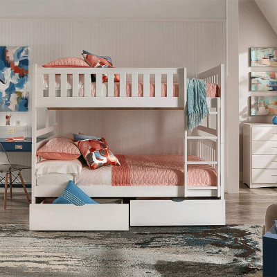 [Miễn phí vận chuyển, lắp đặt] Giường tầng xuất khẩu Leeds 1m2/1m2 - IBIE