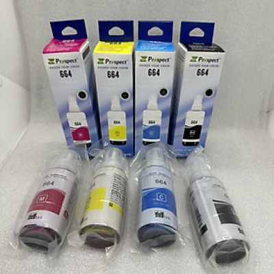 Mực Prospect 664 dùng cho máy in Epson L110, L120, L210, L220, L300, L310, L350, L650, L655, L1300 trong lượng 70ml - Hàng chính hãng