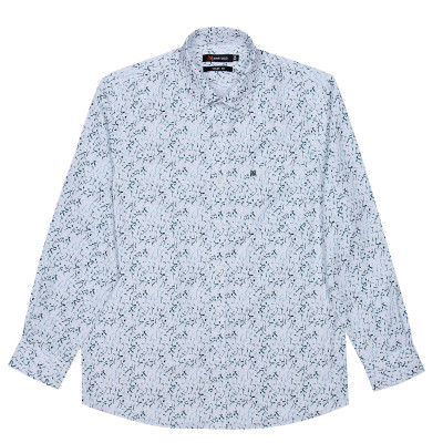 Áo sơ mi nam tay dài form suông Khatoco A1MD568T1-CNIN322-2504-D công nghệ NANO mới