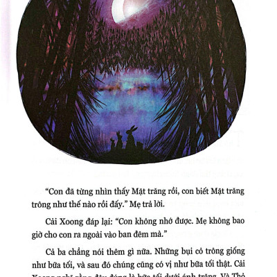 Sách - Dưới Bóng Trăng Ngà - Câu Chuyện Về Chuyến Phiêu Lưu Của Bé Thỏ Cải Xoong