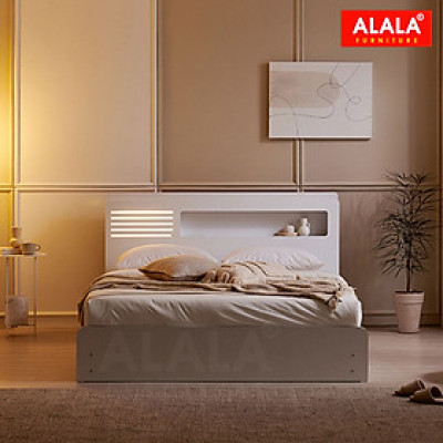 Giường ngủ ALALA1205 + 3 hộc kéo / Miễn phí vận chuyển và lắp đặt/ Đổi trả 30 ngày/ Sản phẩm được bảo hành 5 năm từ thương hiệu ALALA/ Chịu lực 700kg 
