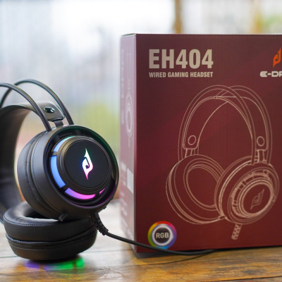 Tai nghe chơi game có dây E-Dra EH404 Led Rgb - Hàng chính hãng