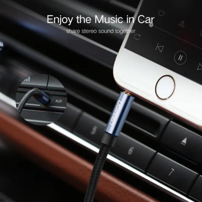 Ugreen UG10684AV112TK 0.5M màu Xanh Cáp âm thanh 2 đầu 3.5mm dương - HÀNG CHÍNH HÃNG