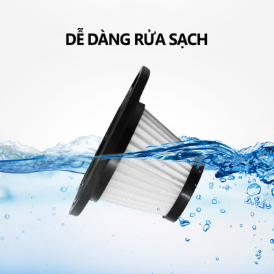 Bộ Lọc Hepa Cho Máy Hút Bụi DAMAS XC628 - Hàng chính hãng