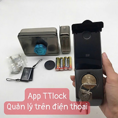 Khóa cửa thông minh chống nước G04.1M - 1 mặt vân tay + App TTlock Bluetooth ( Hàng nhập khẩu)