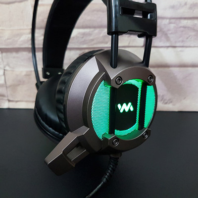 Tai nghe chơi game Wangming WM9600 Led RGB - Hàng chính hãng