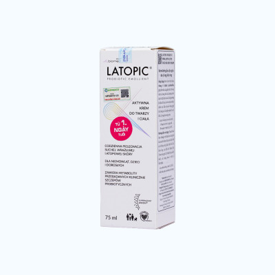 Kem dưỡng ẩm Latopic Face And Body Cream  dưỡng da mịn màng, dưỡng ẩm da (Tuýp 75ml)