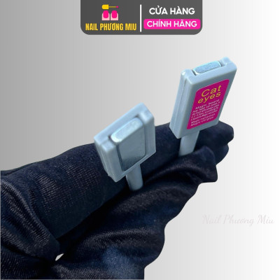 Nam Châm Tạo Mắt Mèo cây 2 Đầu Vuông Tròn Cat Eyes 8cm Làm Nail, Lực Hút Mạnh, Tạo Hiệu Ứng 3D Cho Móng Kết Hợp Với Sơn Gel Nữ Women