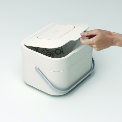 Joseph Joseph - Thùng đựng rác hữu cơ mini cao cấp Stack 4L Food Waste Caddy Editions Blue 003215