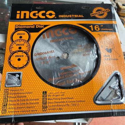 ĐĨA CẮT BÊ TÔNG 405MM INGCO DMD044052, DMD064051 - HÀNG CHÍNH HÃNG