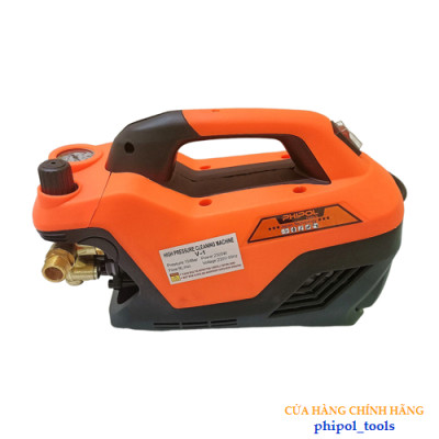 Máy rửa xe lõi đồng công suất 2300W PHIPOL TOOLS QXJ05 tặng kèm nhiều phụ kiện - Hàng Chính Hãng
