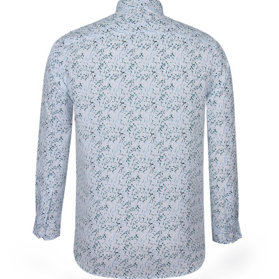 Áo sơ mi nam tay dài form suông Khatoco A1MD568T1-CNIN322-2504-D công nghệ NANO mới