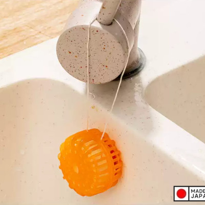 Viên diệt khuẩn, khử mùi hôi bồn rửa, Lavabo Sanada Seiko Hương cam 16.5g - Hàng nội địa Nhật Bản |#Made in Japan|