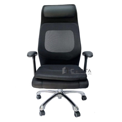 Ghế làm việc chân xoay ngả lưng nằm thư giãn CM4287-M Lưng lưới nệm vải lưới ngồi 2 lớp chân thép xoay nâng hạ hcm