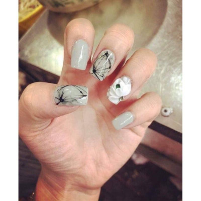 Gel Nhện Trắng Đen Vinimay 10g Làm Nail Siêu Dai Đậm Đặc, Tạo Hình Sợi Tơ Siêu Mảnh, Phối Màu Linh Hoạt Trang Trí Móng Nữ Sơn Gel mau nuoc